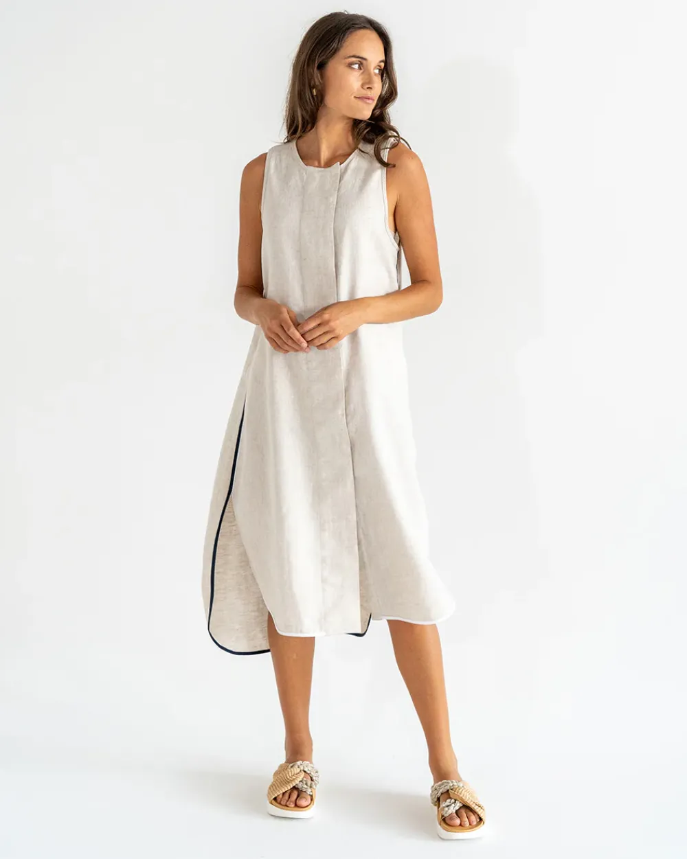 ELMS+KING St Moritz Tank Dress - Natural