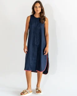 ELMS+KING St Moritz Tank Dress - Navy
