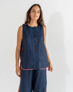 ELMS+KING St Moritz Tank - Navy