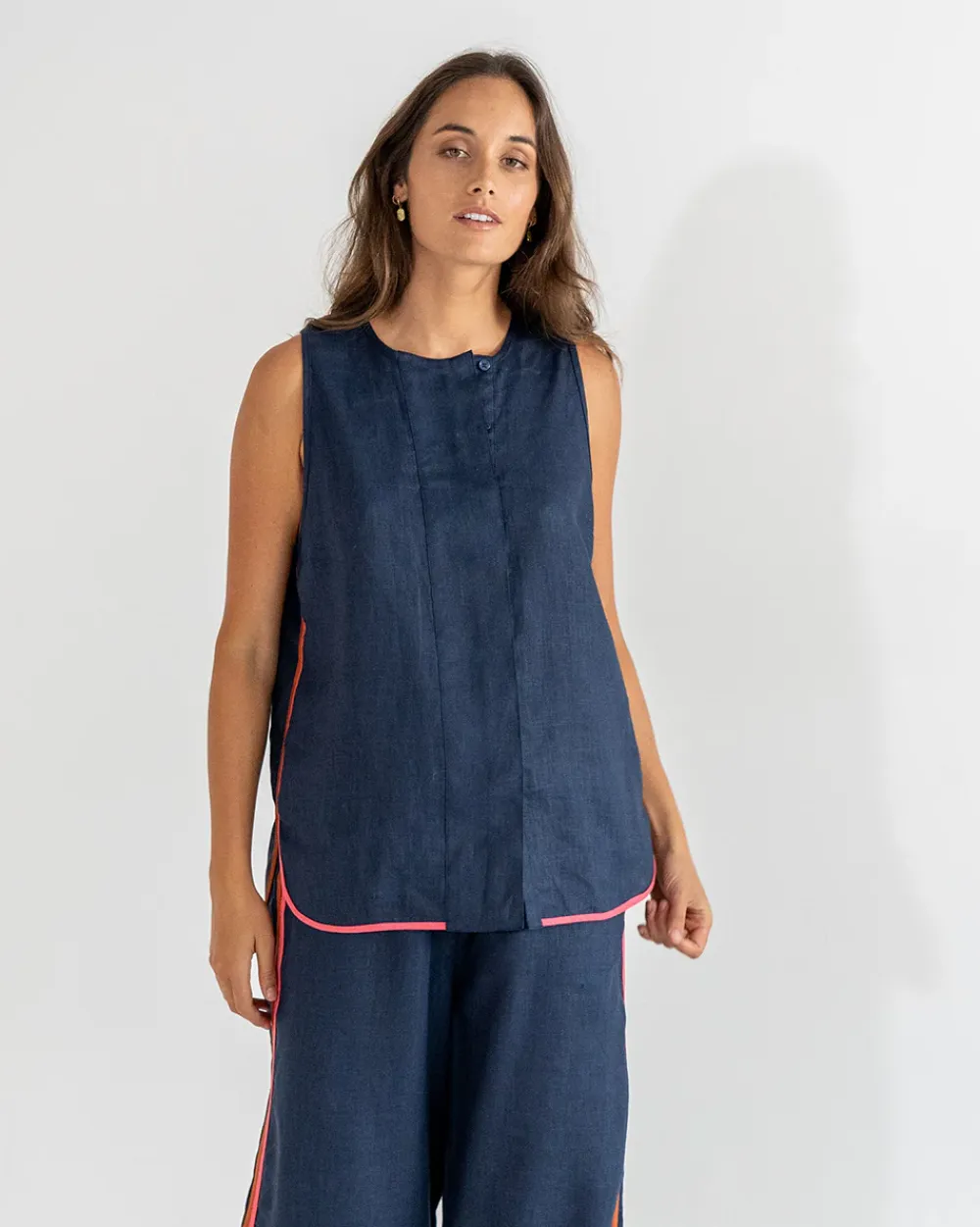 ELMS+KING St Moritz Tank - Navy
