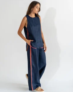 ELMS+KING St Moritz Tank - Navy