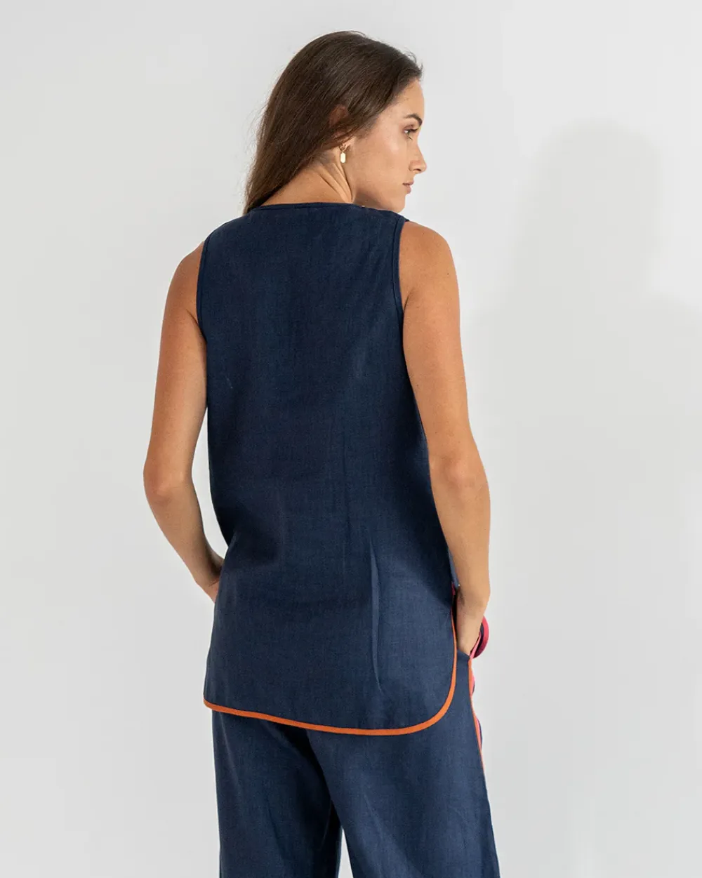 ELMS+KING St Moritz Tank - Navy