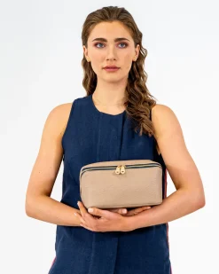 ELMS+KING Washbag - Latte PU