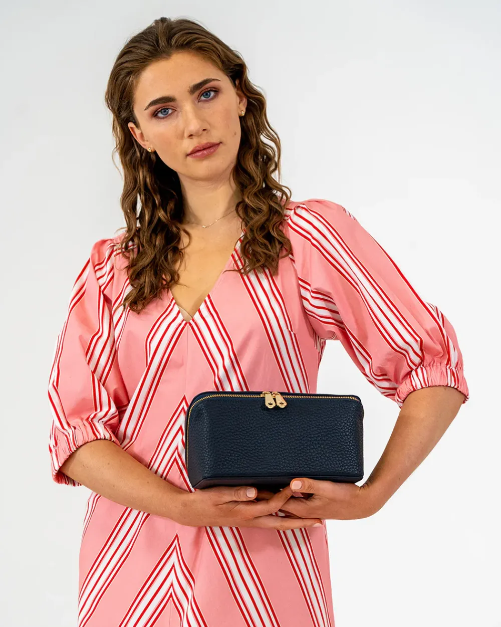 ELMS+KING Washbag - Navy PU