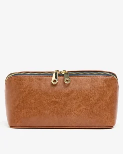 ELMS+KING Washbag - Tan Pebble PU