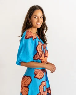 ELMS+KING Whitehaven Blouse - Hibiscus